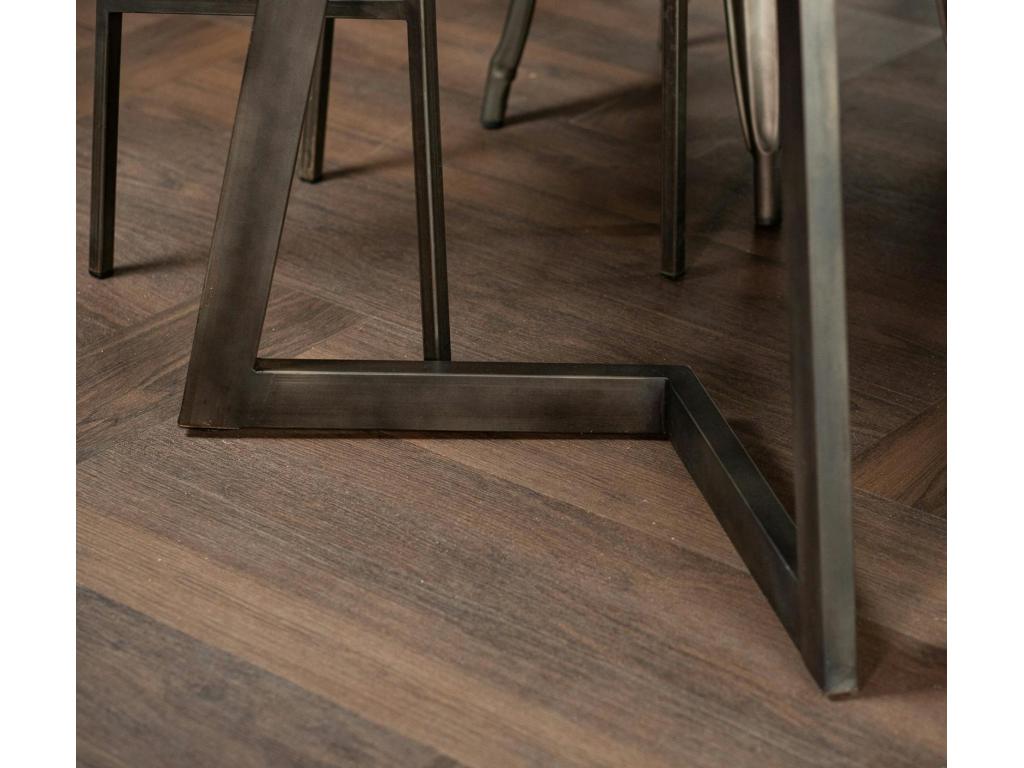 Table - Beige Teck, W 86.6 x D 39.4 x H 30.3 in