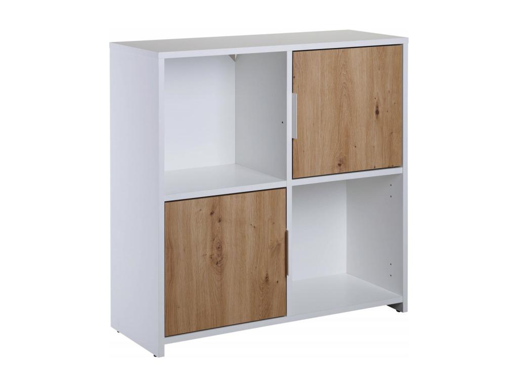 Cabinet - White Engineered Wood, W 30.3 x D 11.8 x H 30.3 in