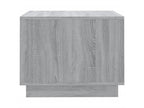 Coffee Table - Gray Wood, W 21.7 x D 21.7 x H 16.9 in