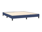 Bed Frame with Mattress with LED - Blue Wood, W 79.9 x D 70.9 x H 34.6 in