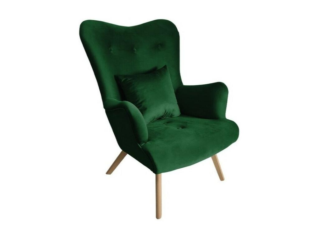 Armchair - Green Wood