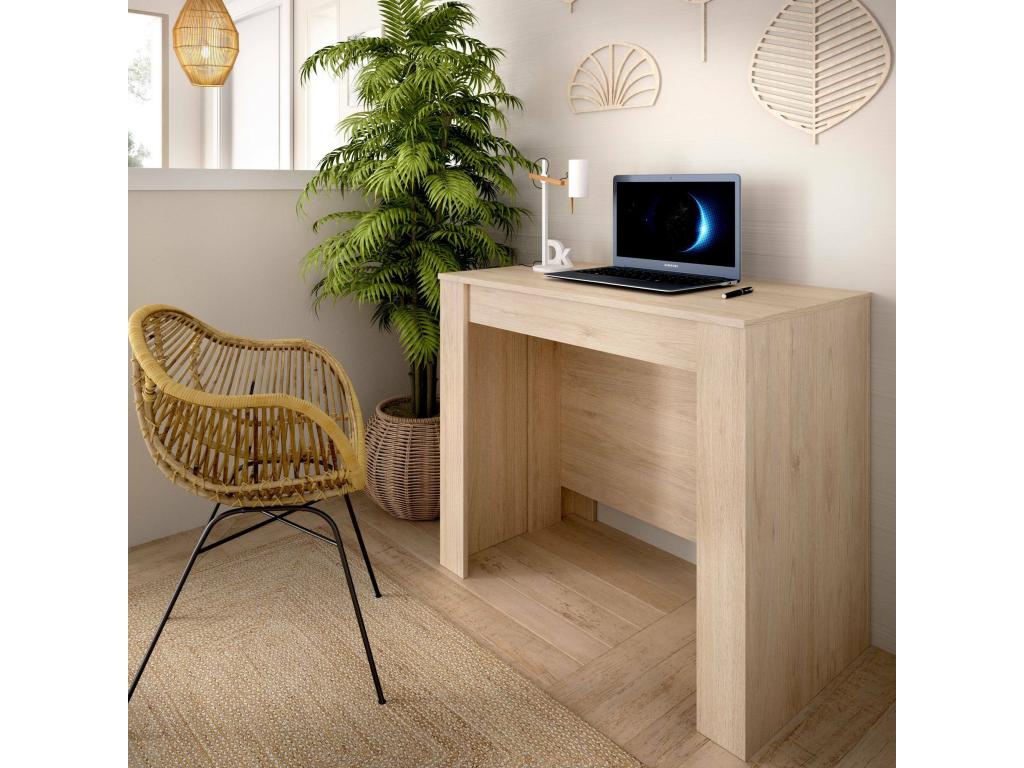 Table - Brown Engineered Wood, W 94.1 x D 35.4 x H 30.3 in