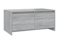 Coffee Table - Gray Engineered Wood, W 35.4 x D 19.7 x H 16.3 in