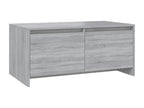 Coffee Table - Gray Engineered Wood, W 35.4 x D 19.7 x H 16.3 in