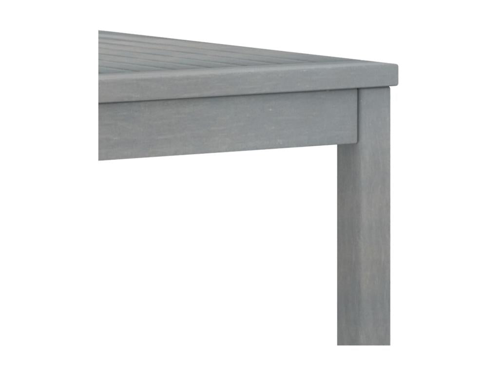 5-Piece Outdoor Patio Set - Gray Resin, W 24.4 x D 25.6 x H 36.2 in