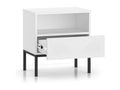 Table - White Composite, W 19.7 x D 13.4 x H 20.9 in