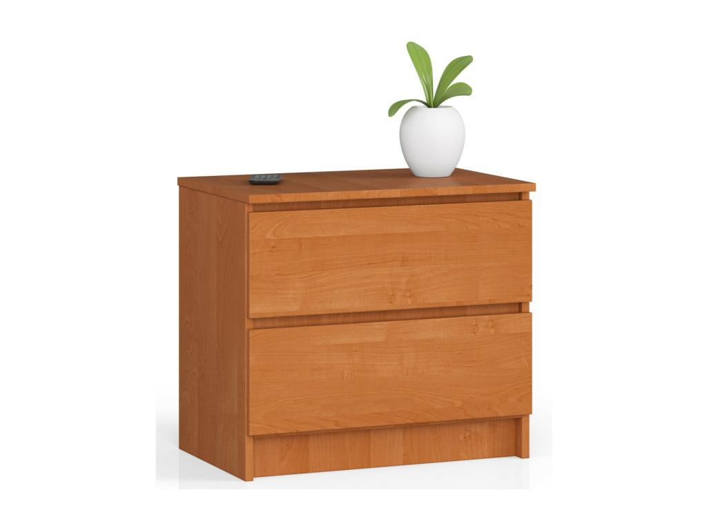 Table - Natural Engineered Wood, W 23.6 x D 15.7 x H 21.7 in