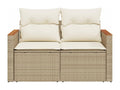 Sofa - Beige Composite, W 48.8 x D 24.4 x H 27.2 in