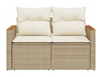 Sofa - Beige Composite, W 48.8 x D 24.4 x H 27.2 in