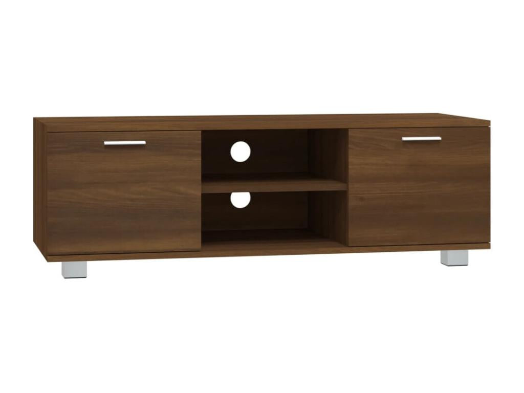 TV Stand - Brown Engineered Wood, W 47.2 x D 15.9 x H 13.8 in