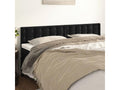 Set of 2 Beds - Black Velvet, W 63 x D 2 x H 34.6 in
