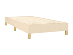 Bed Frame with Mattress with LED - Wood, W 76 x D 35.4 x H 34.6 in