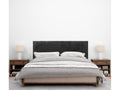 Bed - Black Laine, W 63 x D 1.6 x H 41.3 in