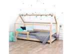 Bed - Natural Engineered Wood, W 35.4 x D 53.1 x H 74.8 in