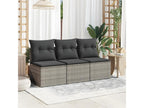 Sofa - Gray Steel, W 65 x D 24.4 x H 27.2 in