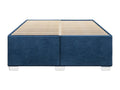Bed - Blue Wood, W 74.8 x D 55.1 x H 18.1 in