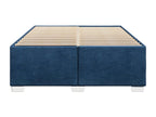 Bed - Blue Wood, W 74.8 x D 55.1 x H 18.1 in