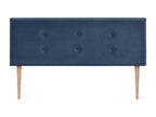 Bed - Blue Pine Wood, W 63 x D 1.6 x H 41.3 in