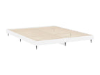 Bed - White Wood, W 79.9 x D 79.9 x H 7.9 in