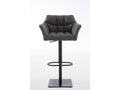 Chair - Gray Polyester Fabric, W 25.2 x D 17.7 x H 34.6 in