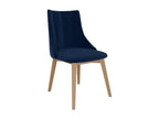 Chair - Blue Velvet, W 0 x D 22 x H 33.5 in