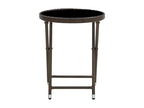 Table - Black Rattan, W 78.7 x D 78.7 x H 29.1 in