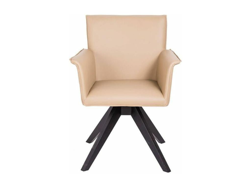 Chair - Violet Faux Leather, W 25.2 x D 24.8 x H 34.6 in