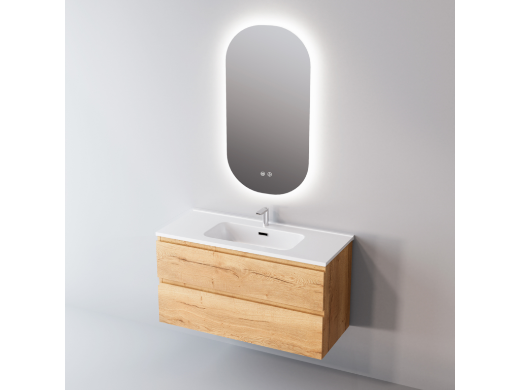 Cabinet - White Engineered Wood, W 23.6 x D 17.7 x H 21.3 in