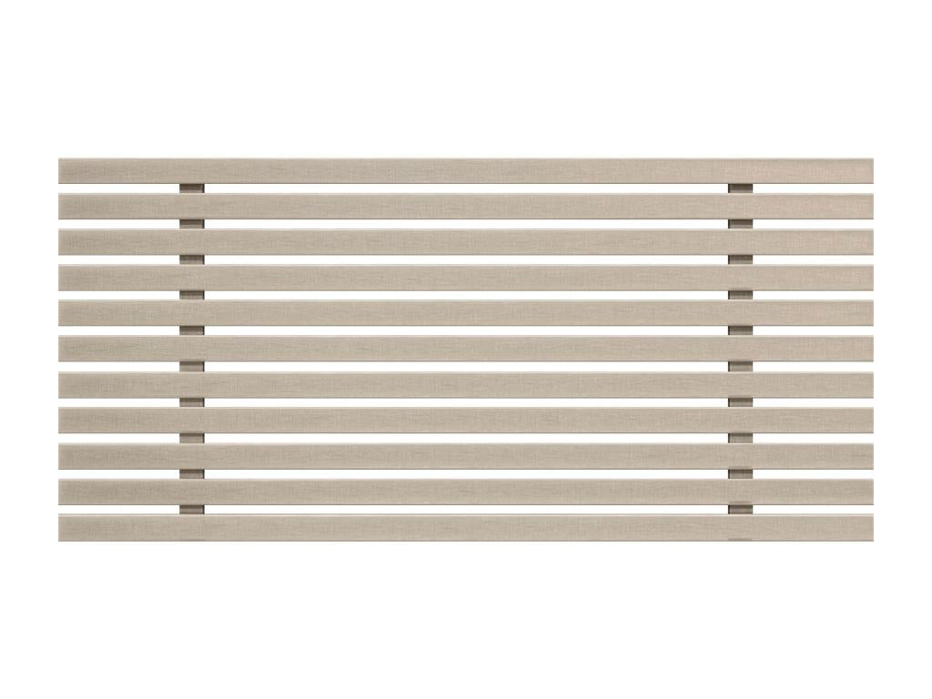 Bed - Beige Wood, W 59.1 x D 0.5 x H 18.1 in