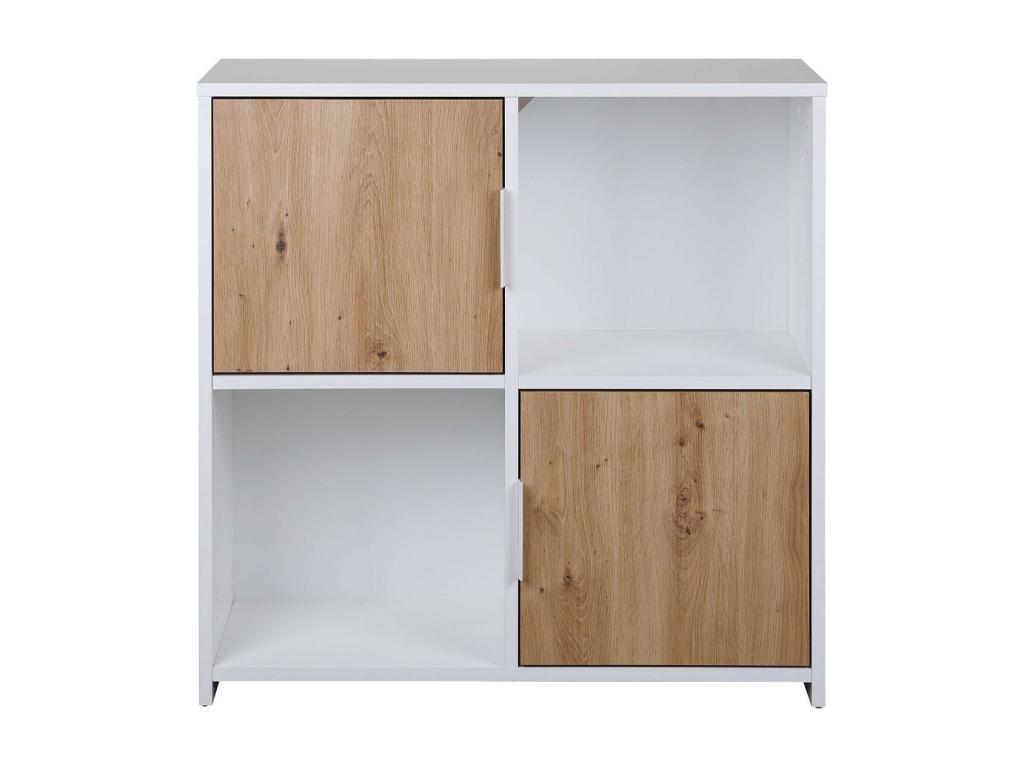 Cabinet - White Engineered Wood, W 30.3 x D 11.8 x H 30.3 in