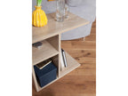 Coffee Table - Gray Wood, W 11.8 x D 19.7 x H 19.7 in
