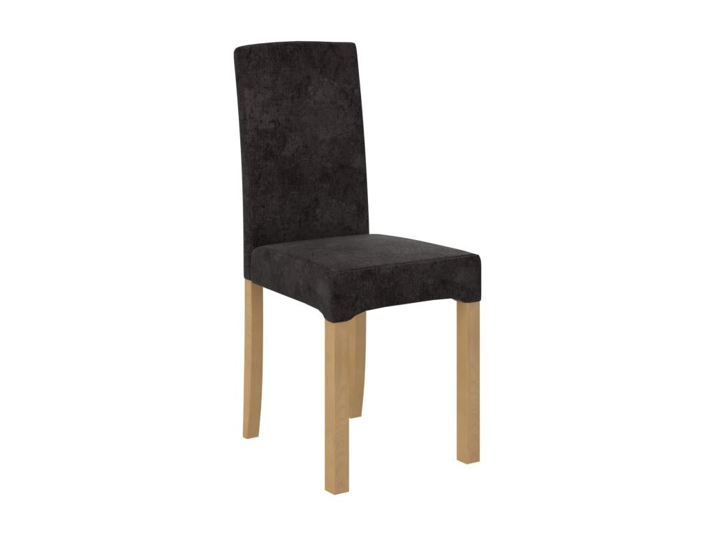 Chair - Gray Wood, W 16.9 x D 16.5 x H 39.4 in