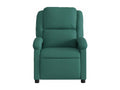 Armchair - Green Polyester Fabric, W 28 x D 34.1 x H 39.2 in