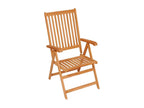 Set of 8 Chairs - Red Wood, W 22.4 x D 28.1 x H 17.7 in