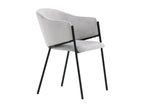 Dining Chair - Black Velvet, W 21.3 x D 24.4 x H 31.5 in