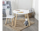 Table - White, W 23.6 x D 23.6 x H 16.9 in