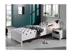 Bed - White Mdf, W 81.9 x D 37.8 x H 30.3 in