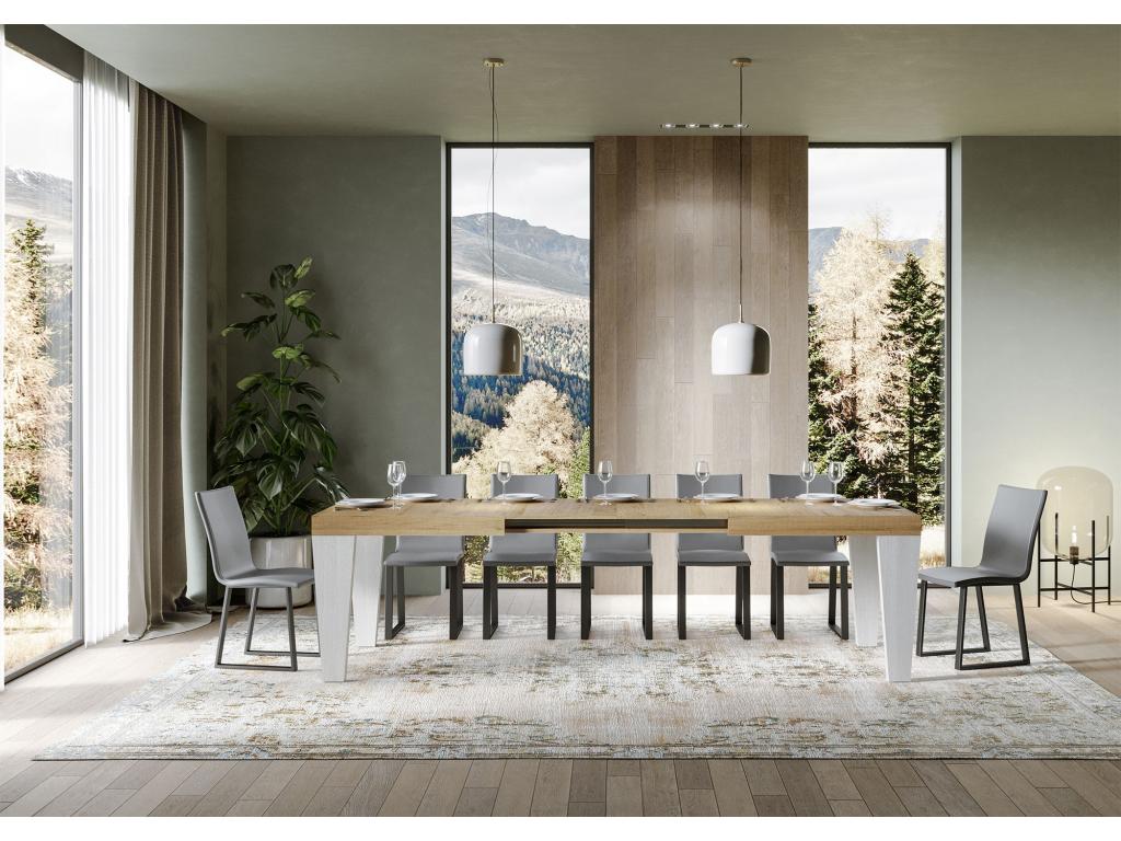 Table - Natural Wood, W 70.9 x D 35.4 x H 30.3 in